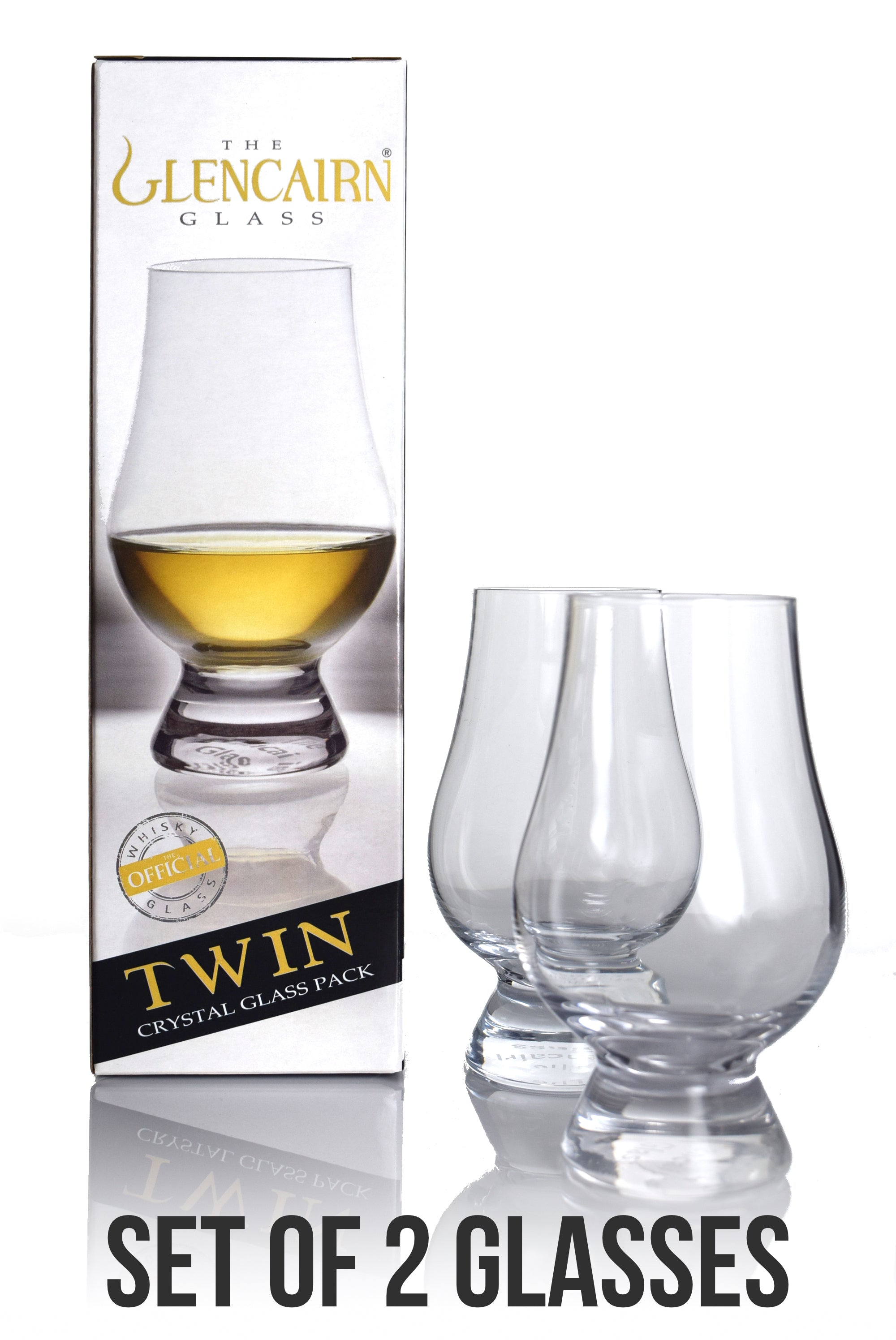 Glencairn Original Crystal Whisky Glass (Qty2 in Twin Gift Box)